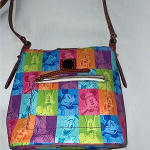 Colorful Disney Dooney Pop Art Crossbody Bag